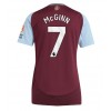 Aston Villa John McGinn #7 Hjemmedrakt Kvinner 2024-25 Kortermet